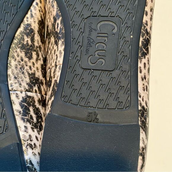 Circus NY Women's Carmen Ballet Flat snake animal print bow -5.5 - Picture 6 of 9